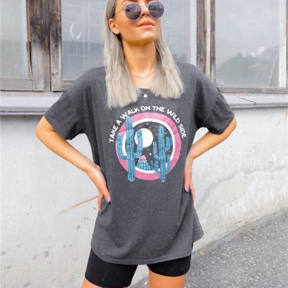 Talk A Walk on the Wild Side Graphic Tee Small - Picture 1 of 4